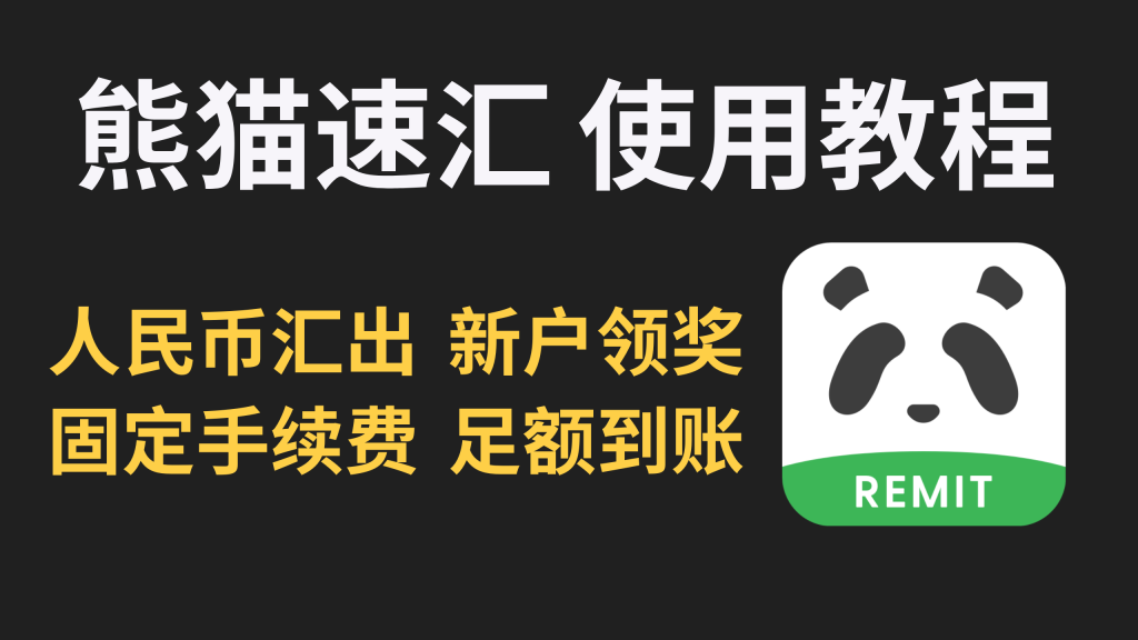人民币汇出使用熊猫速汇